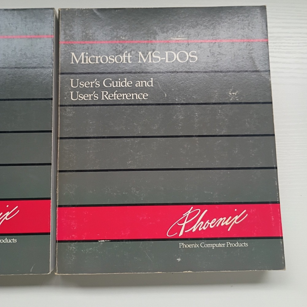 Phoenix MS-DOS and GW-BASIC User's Guide User's Reference Manuals - 1988 - Picture 3 of 13